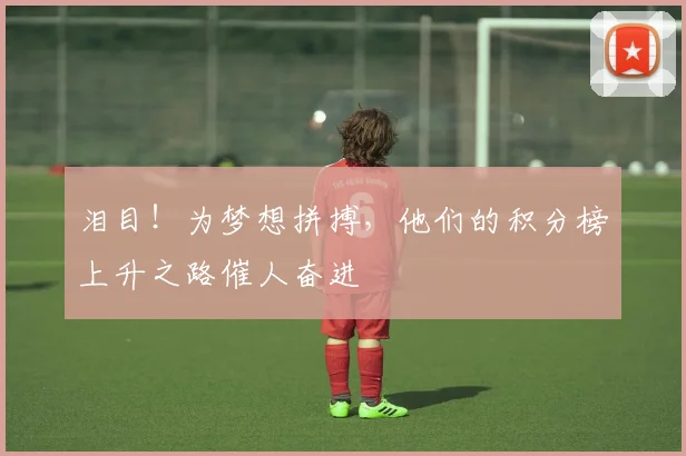 泪目！为梦想拼搏，他们的积分榜上升之路催人奋进